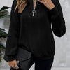 Zoe™ - Elegant Zip-Up Sweater For Comfort And Style