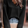 Olivia™ - Stylish V-Neck Long-Sleeved Sweater